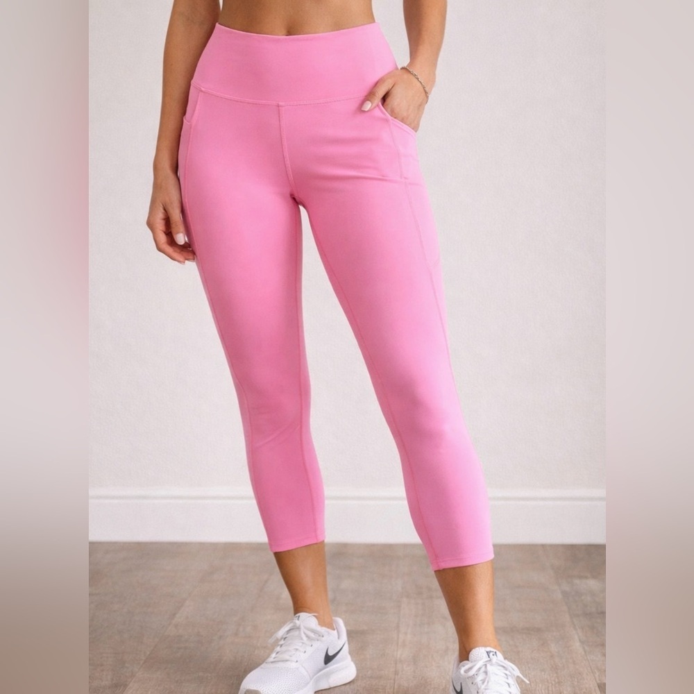 Fabletics PureLuxe Pink High Waisted Leggings Small Athletic Yoga Gym